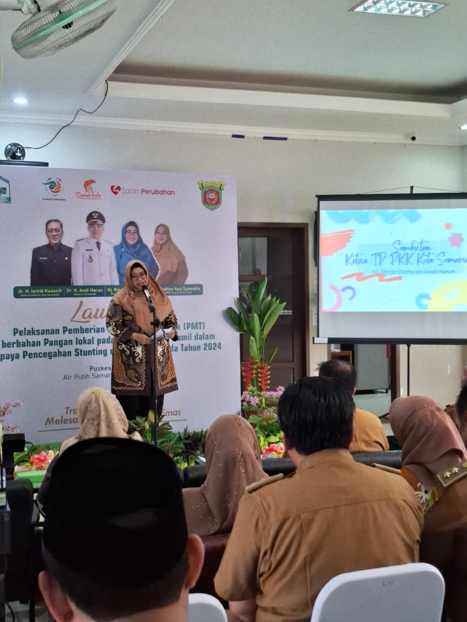 Sambutan dan Arahan Ketua TP-PKK kota Samarinda
